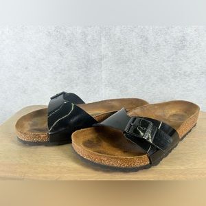 Birkenstock Glossy Black Sandals